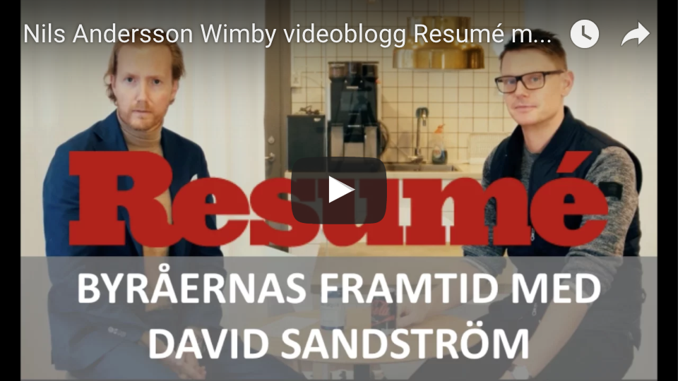 Videoblogg david sandström nils wimby